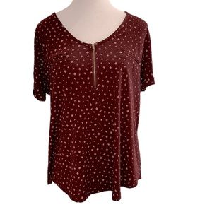 Women’s cuff sleeve blouse | large